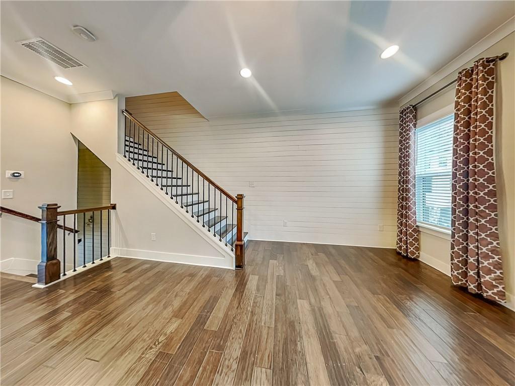 2038 Rockledge Road Northeast Atlanta, GA 30324 - Photo 3 of 21 a view of entryway with wooden floor