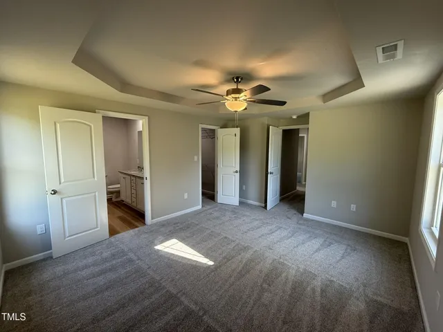 a view of a livingroom with a chandelier