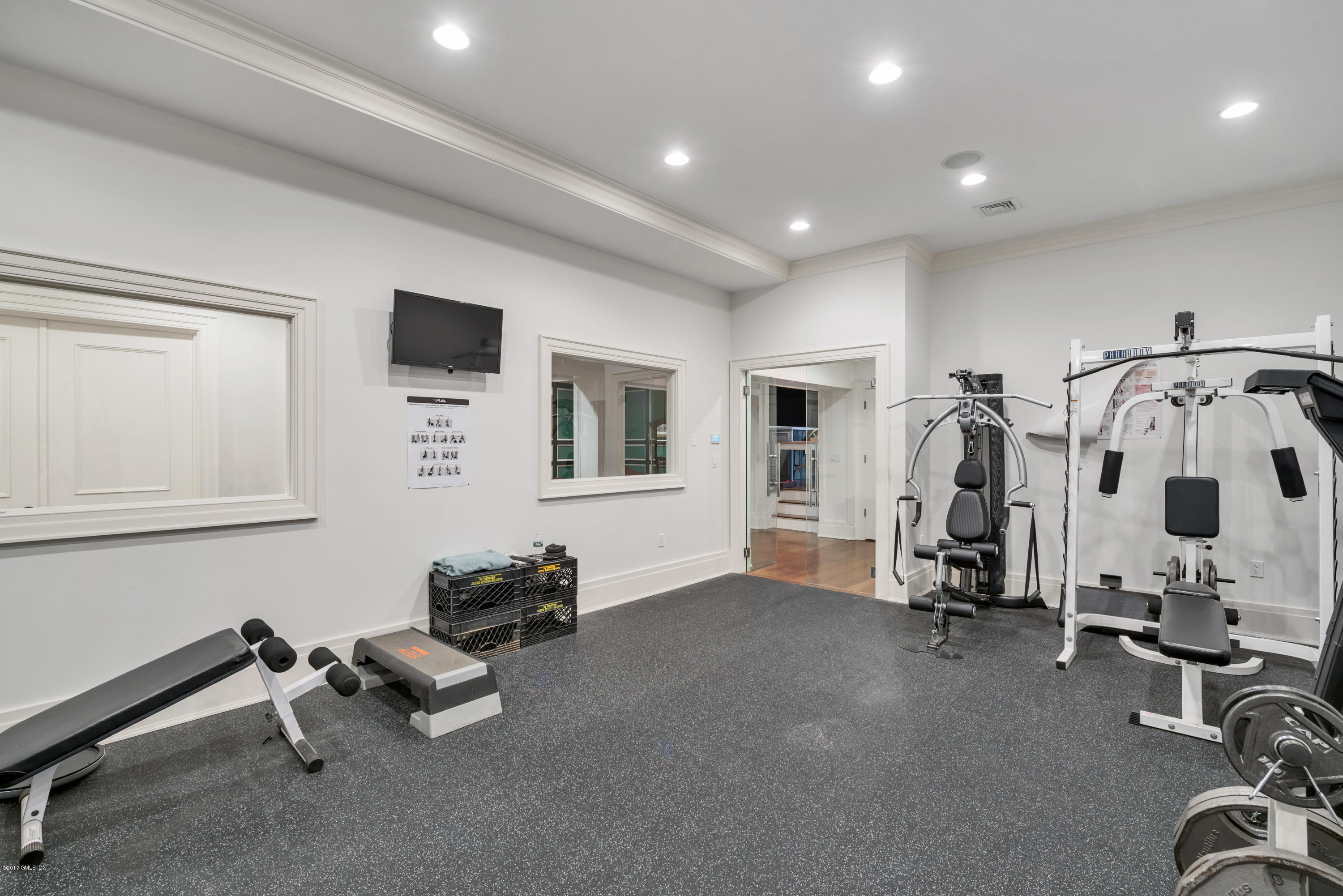 136 Parsonage Road Greenwich, CT 06830 - Photo 21 of 35 a view of a room with gym equipment