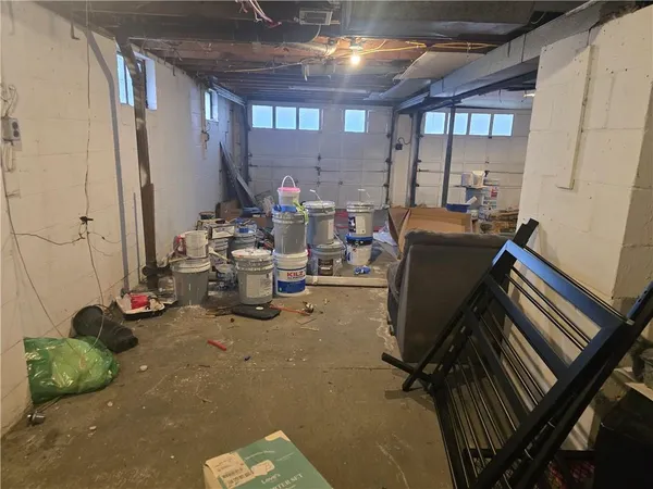 a front view of a house with a window