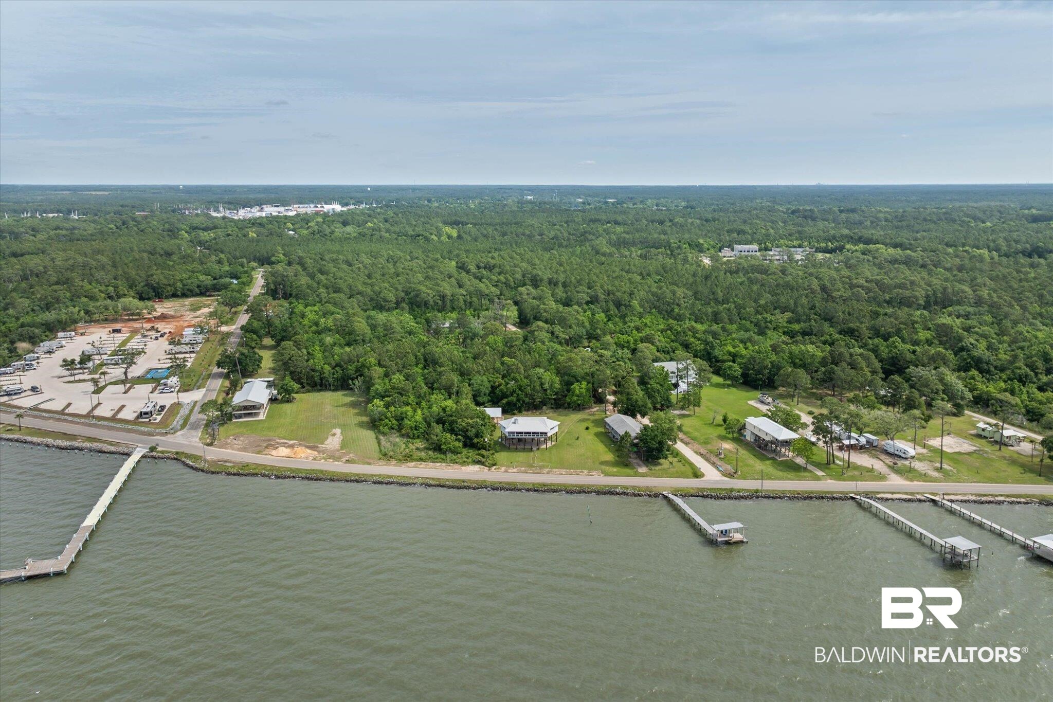 9100 Shell Belt Road Coden, AL 36523 - Photo 26 of 38 Waterfront properties featuring private piers and direct water access