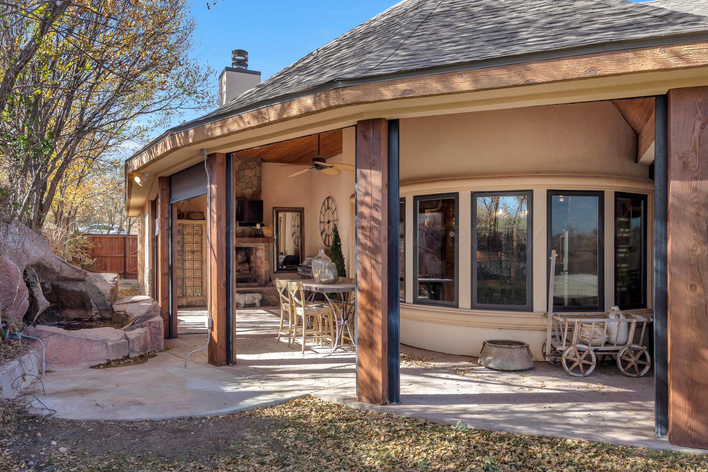 19551 Chaparral Road Canyon, TX 79015 - Photo 35 of 42 a view of a house with a patio