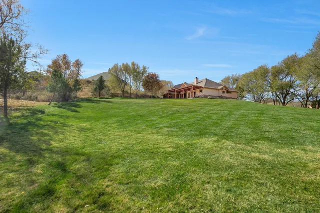 a view of a green field