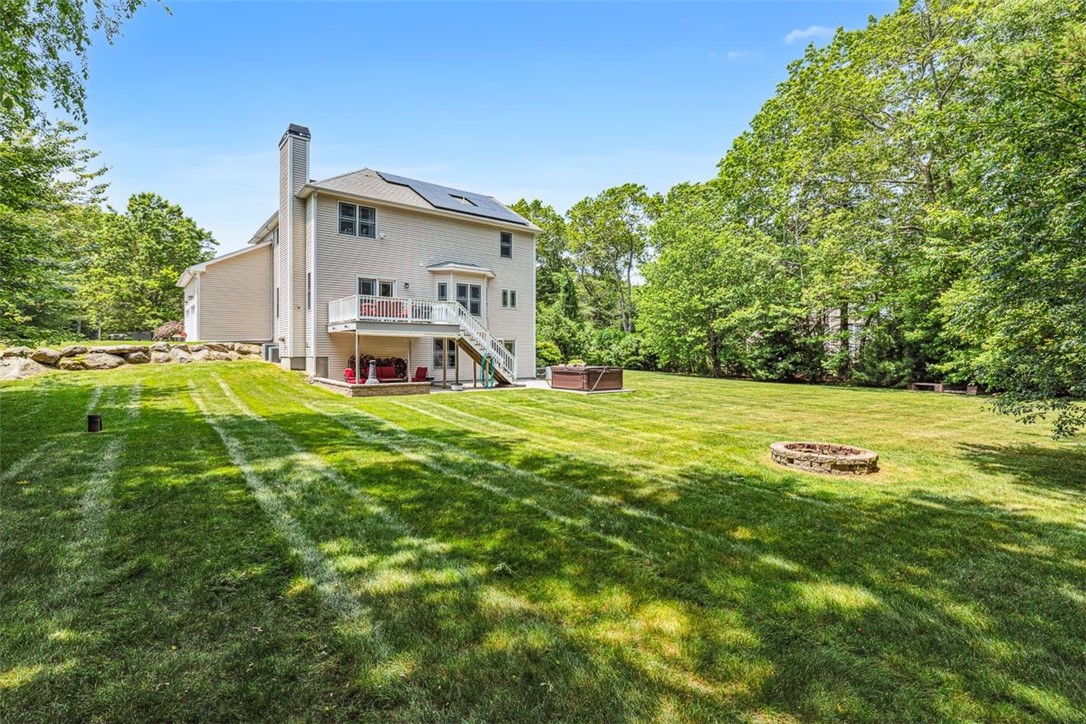 25 Shannon Road Exeter, RI 02822 - Photo 43 of 43 Back yard looking towards house.