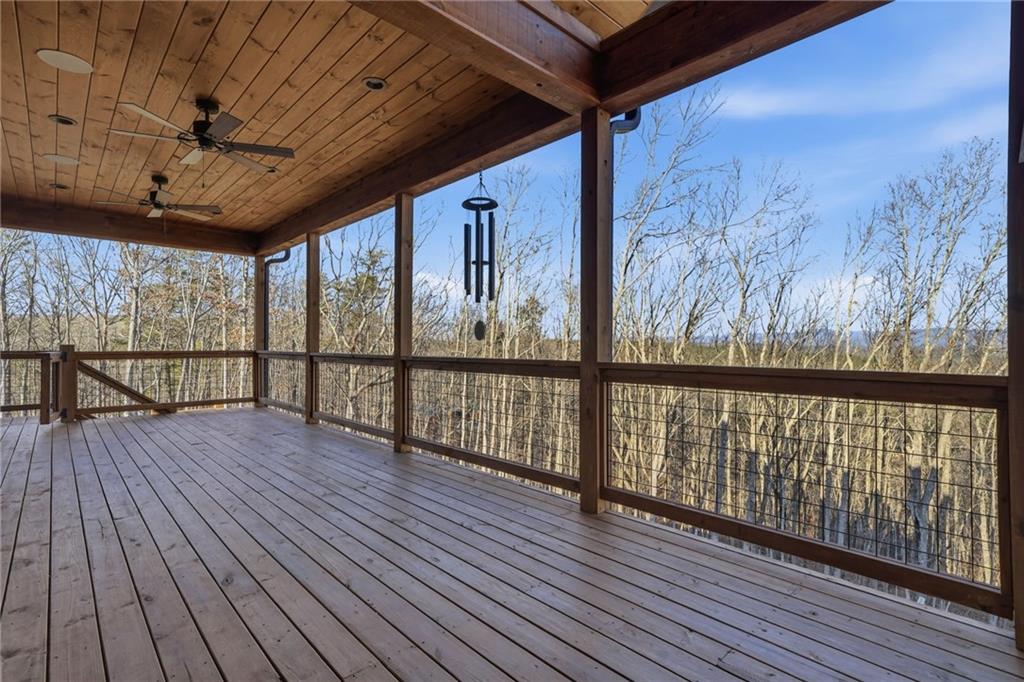 171 Hawthorne Hill Road Jasper, GA 30143 - Photo 7 of 51 a view of wooden balcony with wooden floor