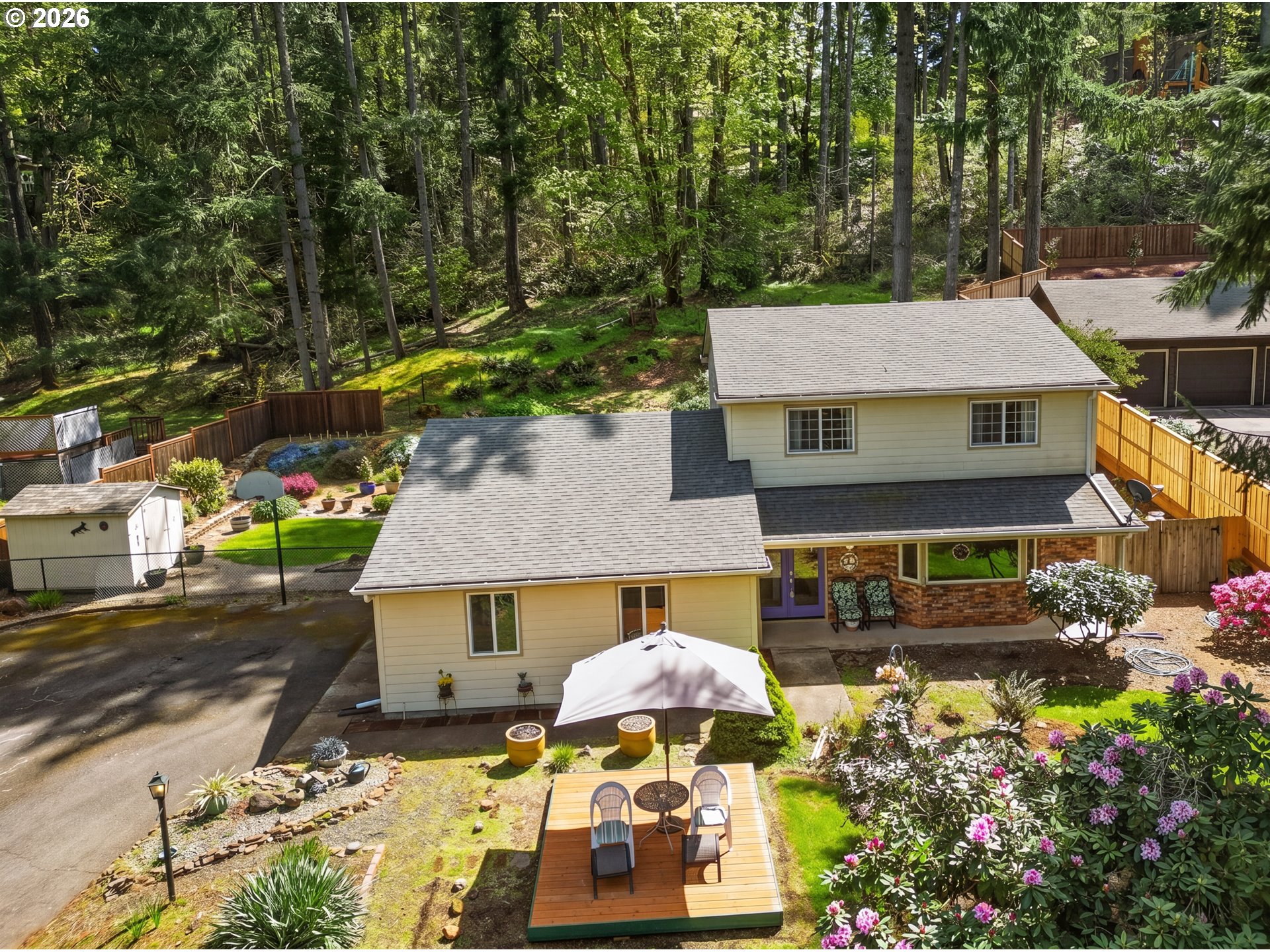 88119 Tiki Lane Springfield, OR 97478 - Photo 33 of 35 an aerial view of a house