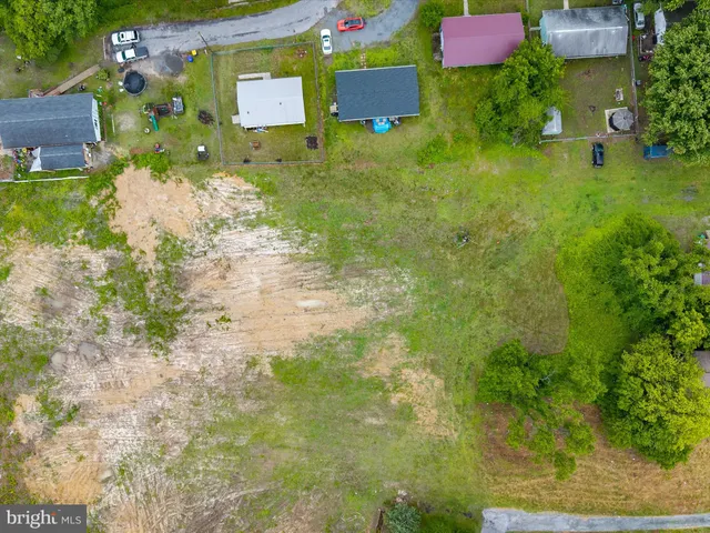 a view of a lake with a city