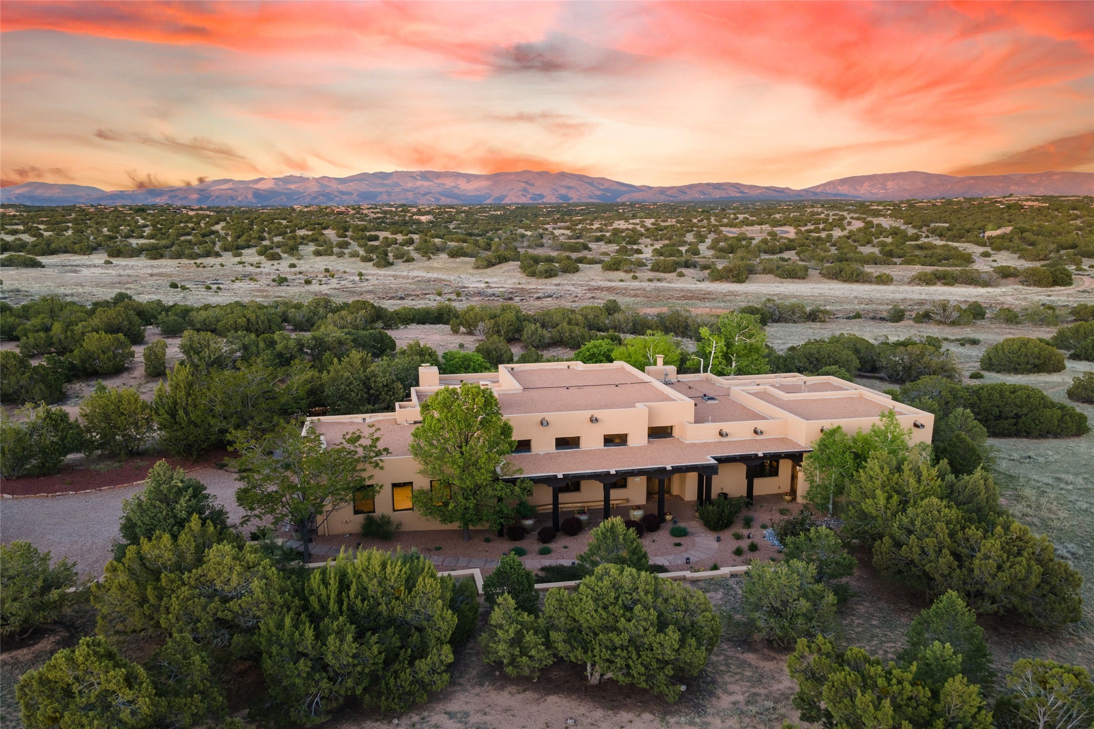 Welcome to 20 Rising Moon, with a Spectacular view of the Sangre de Cristo Mountains.
