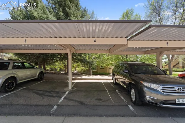 a car parked in front of a building