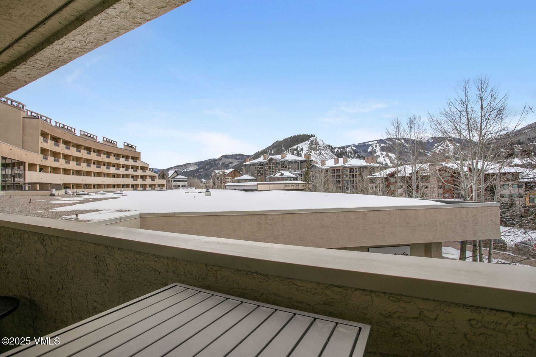 137 Benchmark Road, Unit 205 Avon, CO 81620 - Photo 4 of 23 Deck off Living Room