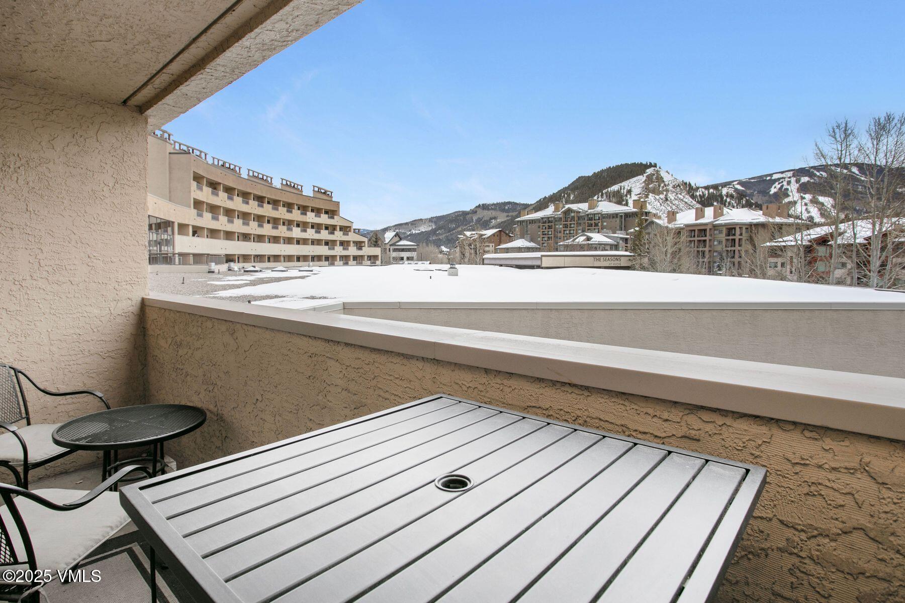 137 Benchmark Road, Unit 205 Avon, CO 81620 - Photo 5 of 23 Deck off Living Room