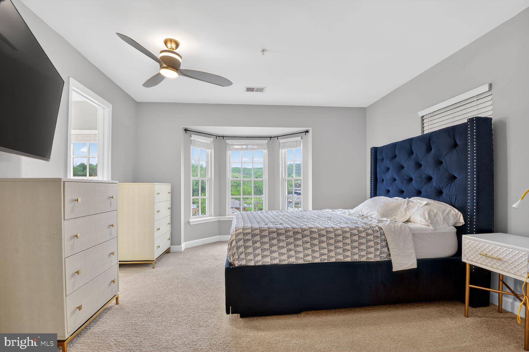 300 Center Lane Occoquan, VA 22125 - Photo 15 of 50 a bed room with a bed window and a television