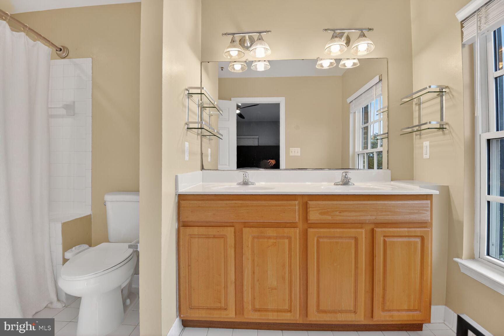 300 Center Lane Occoquan, VA 22125 - Photo 18 of 50 a bathroom with a sink a toilet and shower