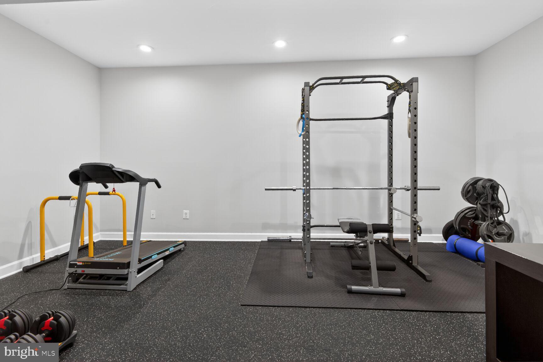 300 Center Lane Occoquan, VA 22125 - Photo 27 of 50 Modern home gym with versatile equipment.