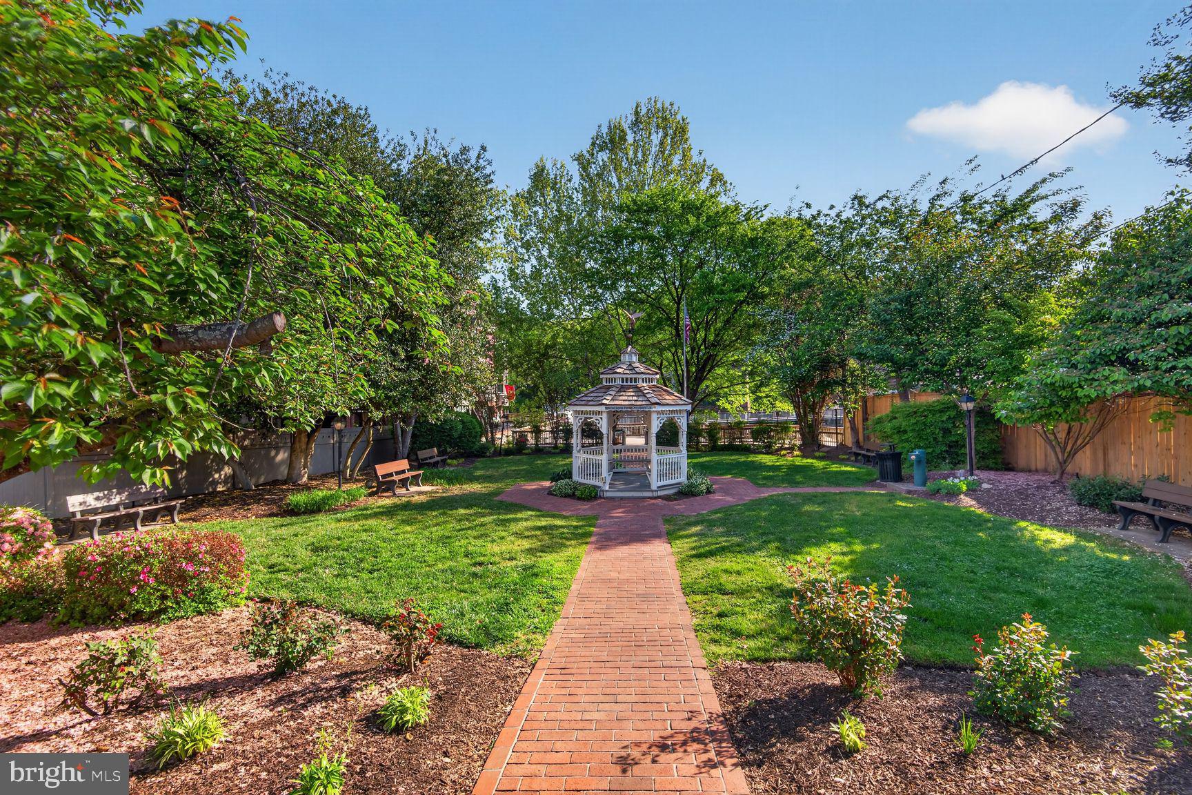 300 Center Lane Occoquan, VA 22125 - Photo 36 of 50 a garden view with a seating space