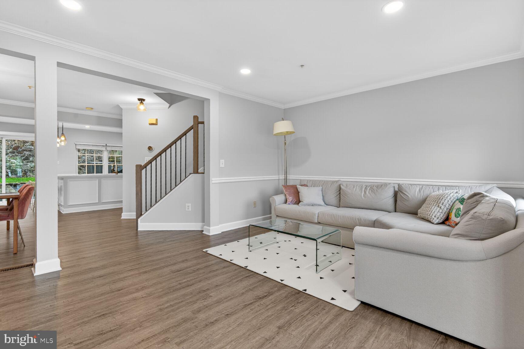 300 Center Lane Occoquan, VA 22125 - Photo 8 of 50 a living room with furniture and wooden floor