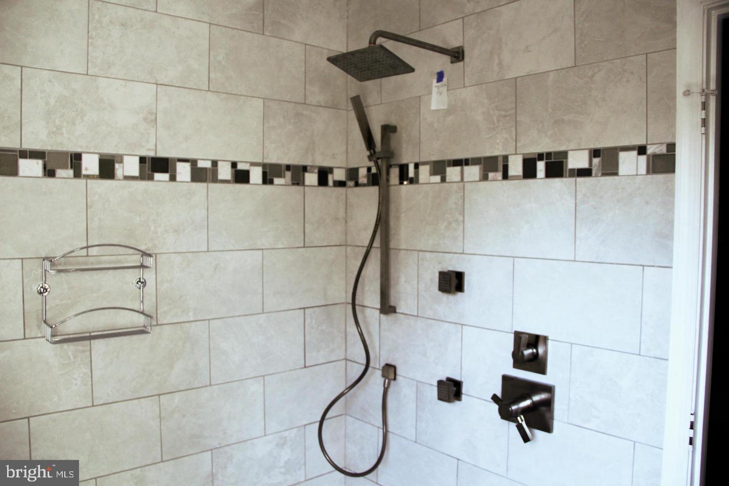 3020 Danville Road Brandywine, MD 20613 - Photo 3 of 5 Sleek modern shower with elegant tiles.