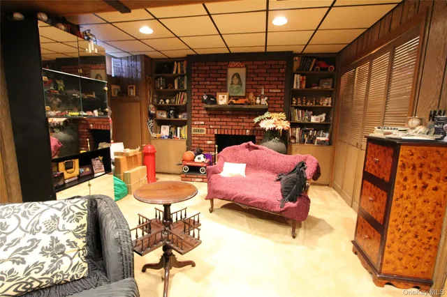 a outdoor living space with furniture