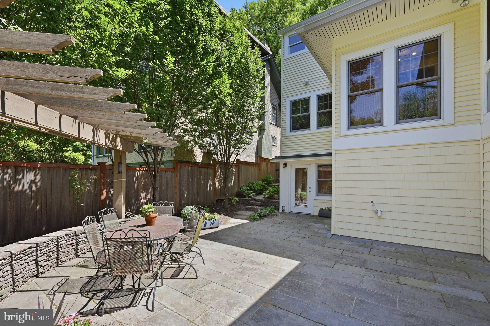 3707 Military Road Northwest Washington, DC 20015 - Photo 52 of 57 Walk LL to a professionally hardscaped veranda