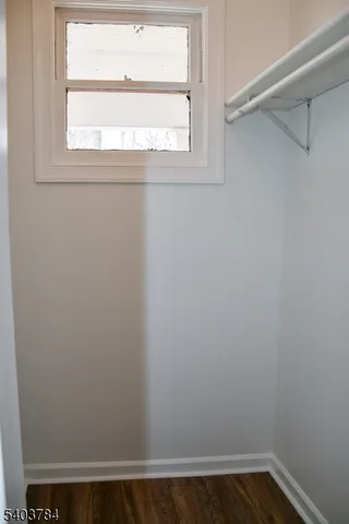 a view of a small space with window