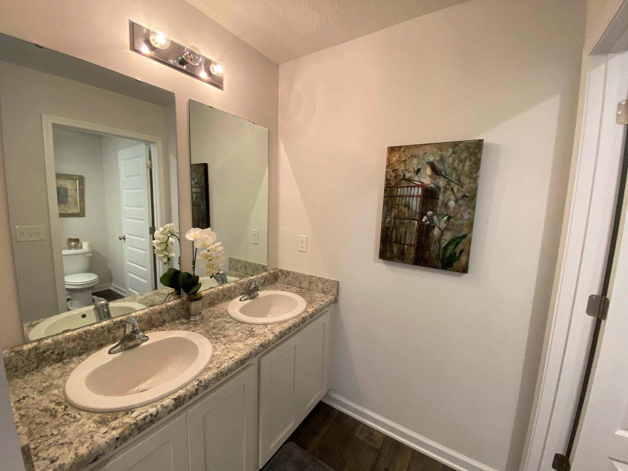 3262 Chapelwood Drive Crestview, FL 32539 - Photo 10 of 15 a bathroom with a sink and a mirror