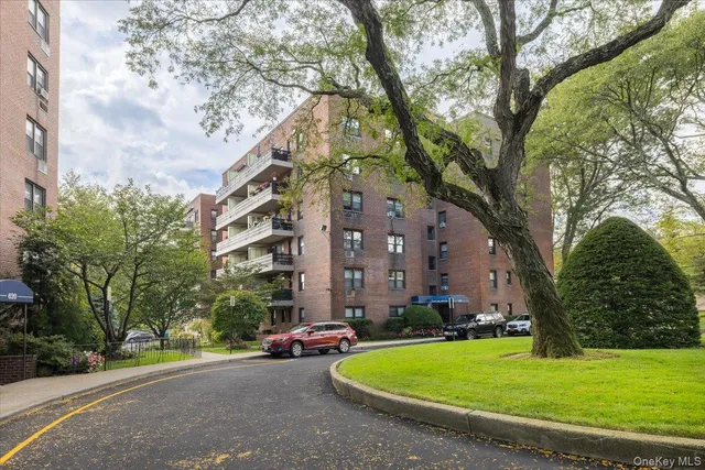 a view of a city with tall buildings
