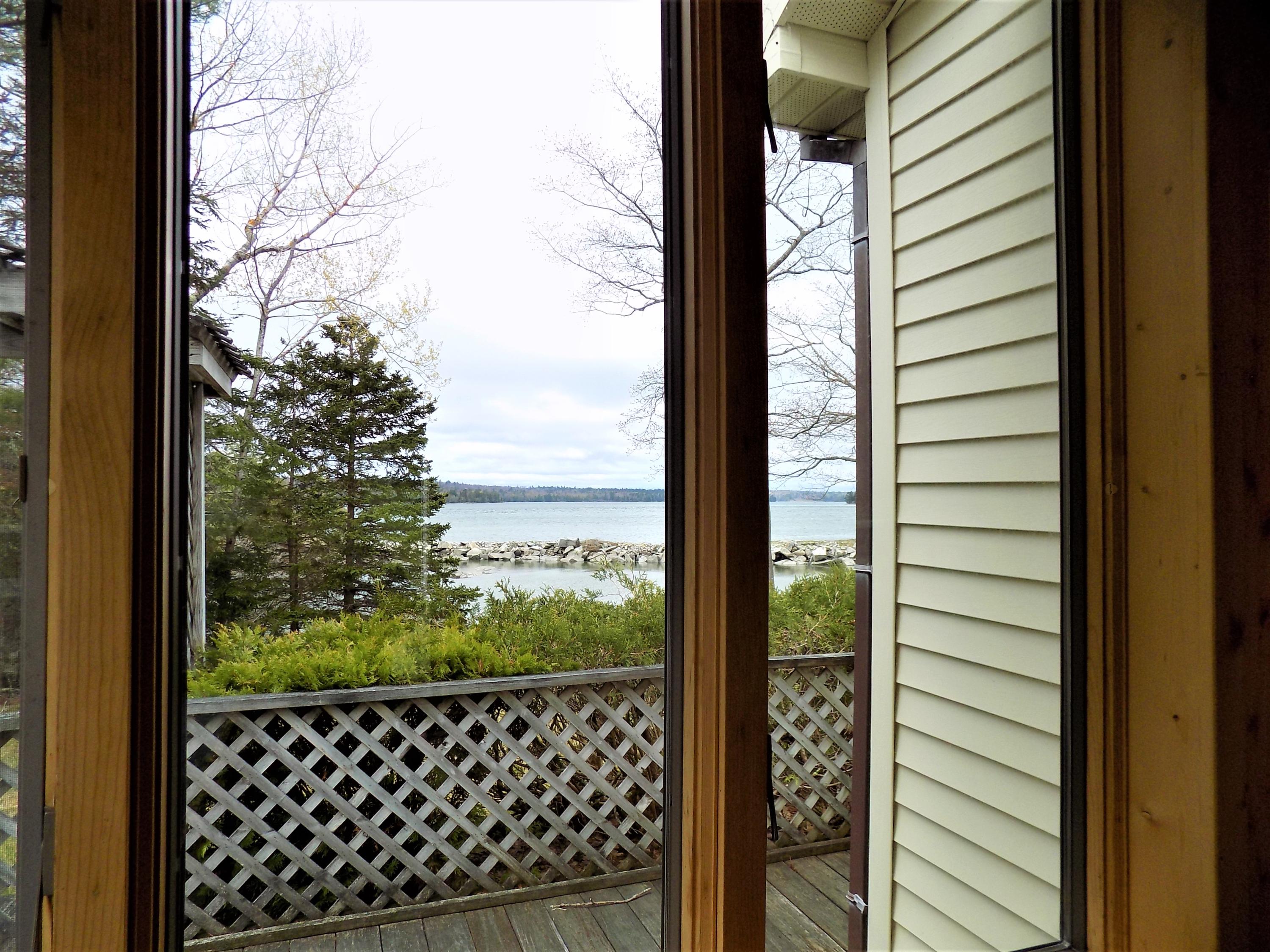 91 Porcupine Road Sullivan, ME 04664 - Photo 20 of 71 view from gardening sun porch