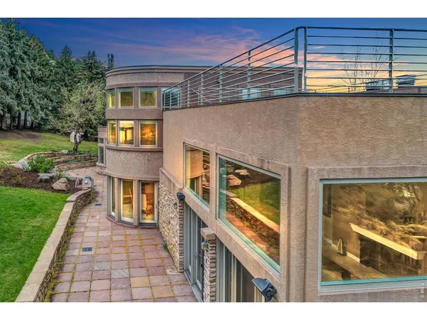 a balcony view with a outdoor space