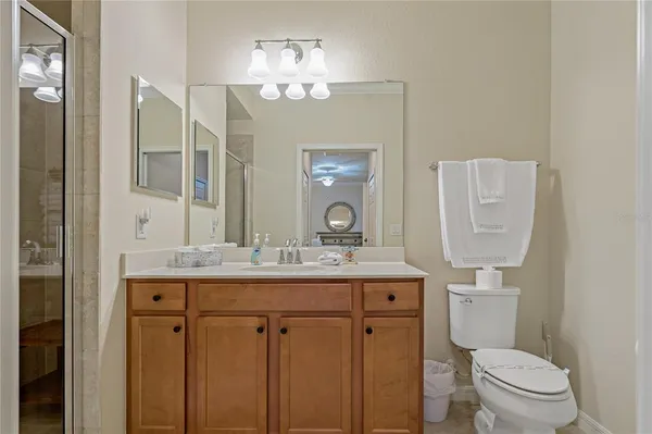 a view of a basketball court