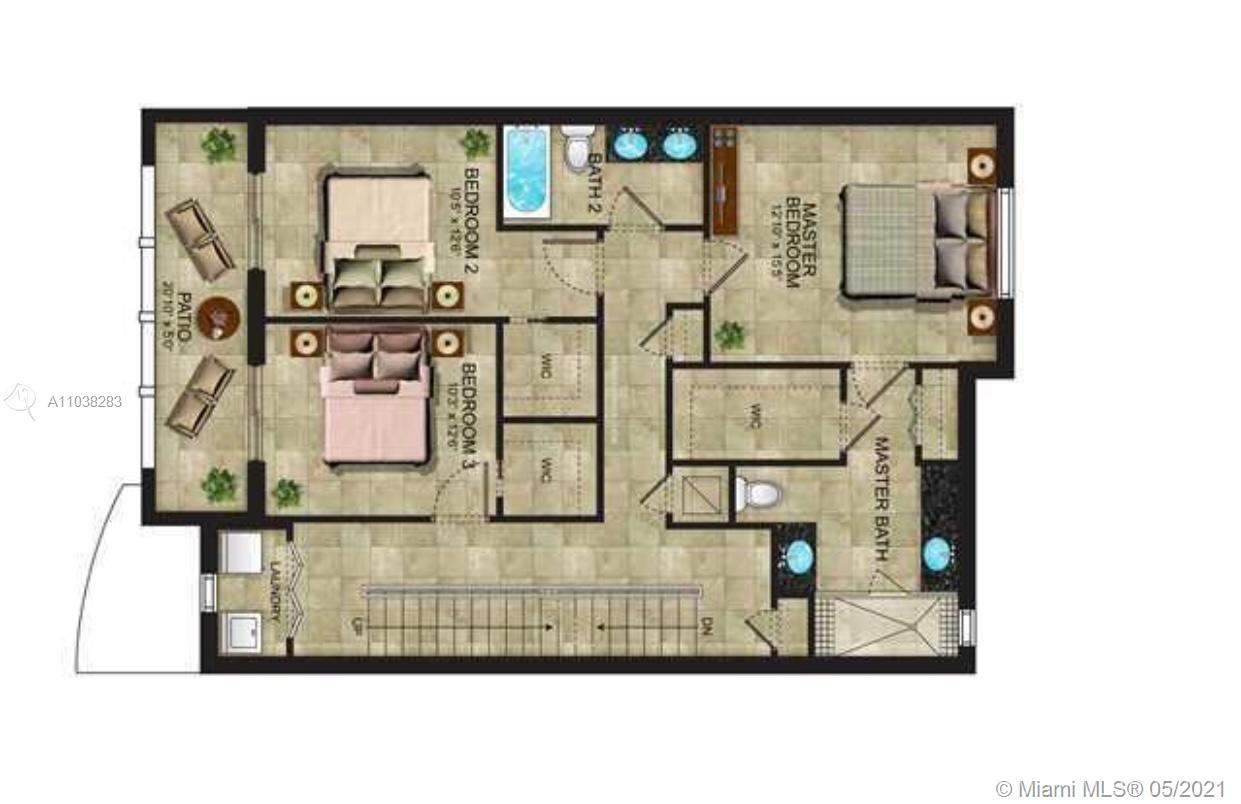 3318 Day Avenue, Unit 2 Miami, FL 33133 - Photo 2 of 29 a picture of a floor plan