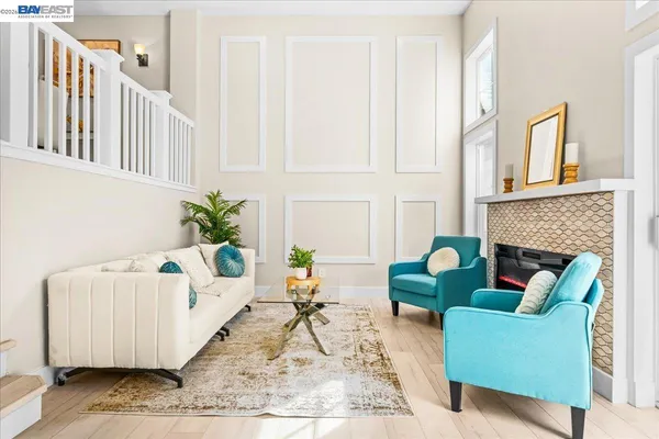 a bathroom with a sink mirror vanity and toilet