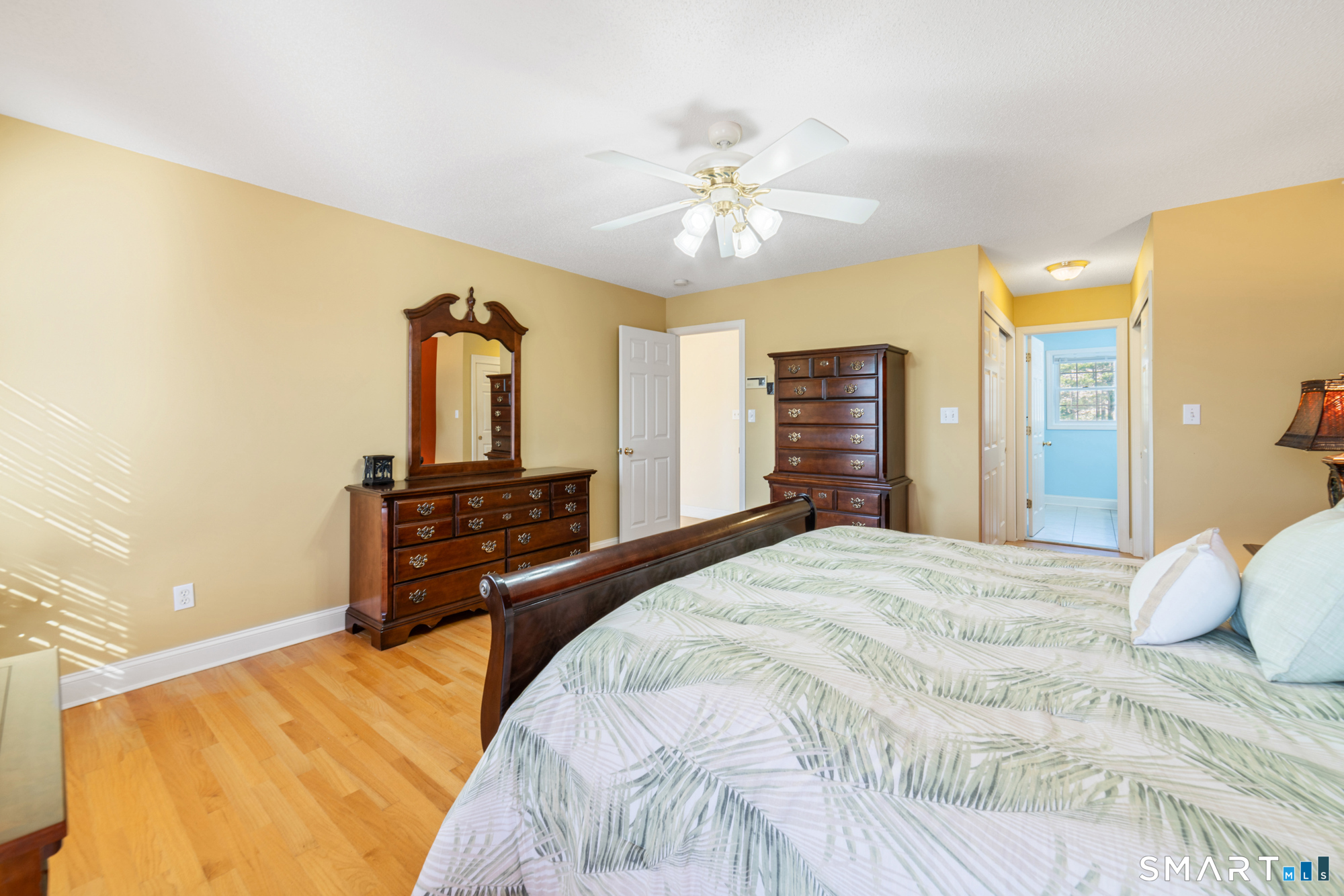23 Mountain Pond Road Southington, CT 06489 - Photo 20 of 39 a bedroom with a bed and a flat screen tv