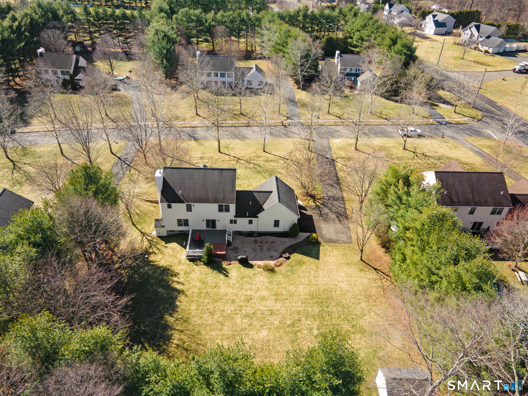 23 Mountain Pond Road Southington, CT 06489 - Photo 3 of 39 a swimming pool with some plants and large trees
