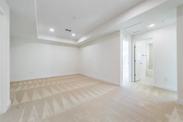 a view of an empty room