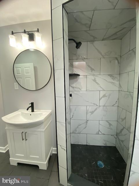 6866 North 19th Street Philadelphia, PA 19126 - Photo 17 of 28 a bathroom with a sink a toilet and a mirror