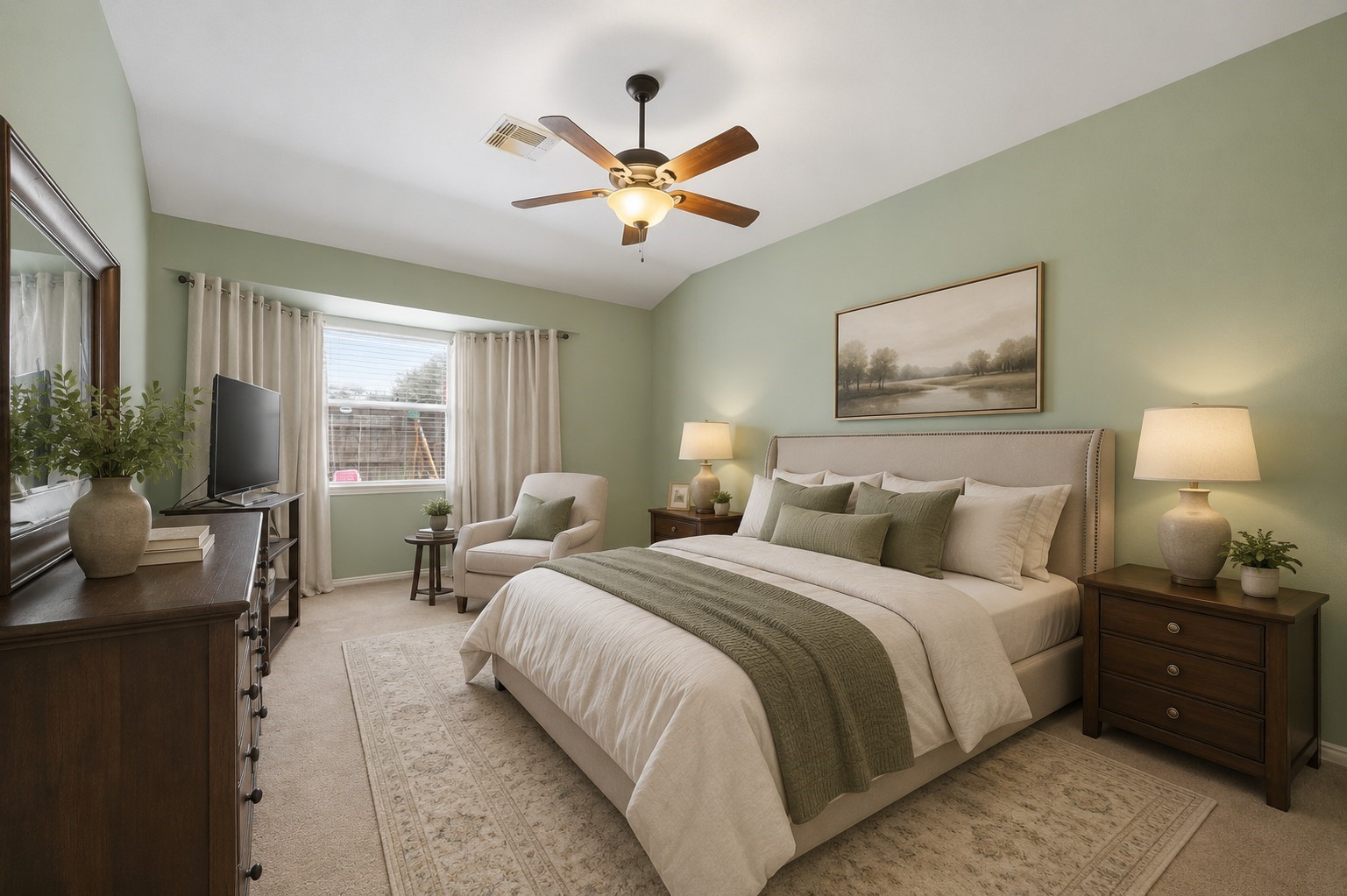 803 Northridge Terrace Lane Spring, TX 77373 - Photo 23 of 42 a bedroom with a bed and glass window