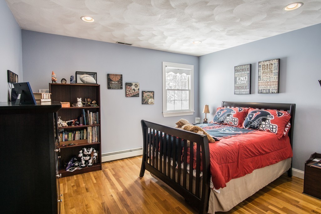 16 Somerset Drive Andover, MA 01810 - Photo 18 of 30 a bedroom with a bed and wooden floor