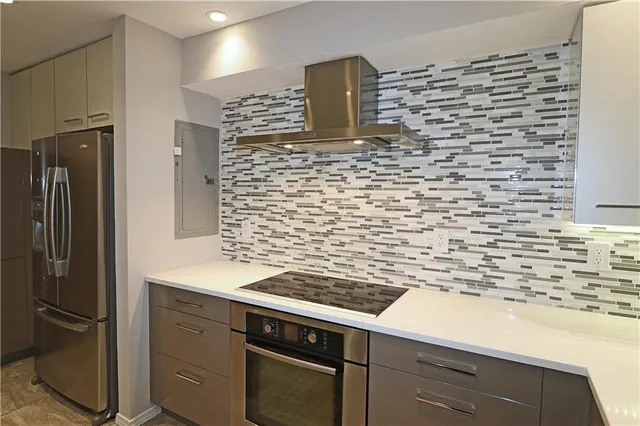 a bathroom with a sink and a shower