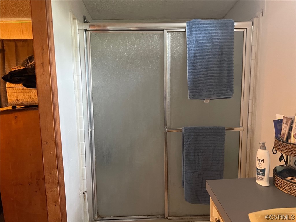 1092 Saunders Lane Meherrin, VA 23954 - Photo 10 of 19 a bathroom with a shower and a sink