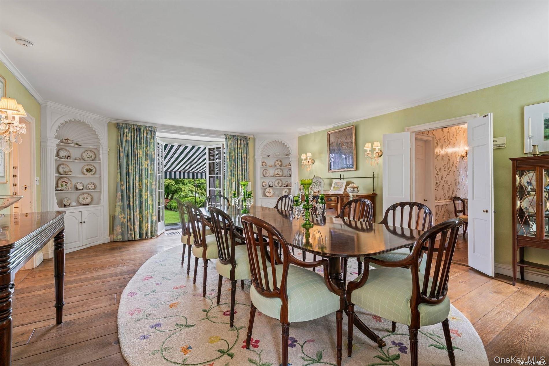 200 Cleft Road Mill Neck, NY 11765 - Photo 12 of 36 Formal Dining with Views of the Water and Access to Patio