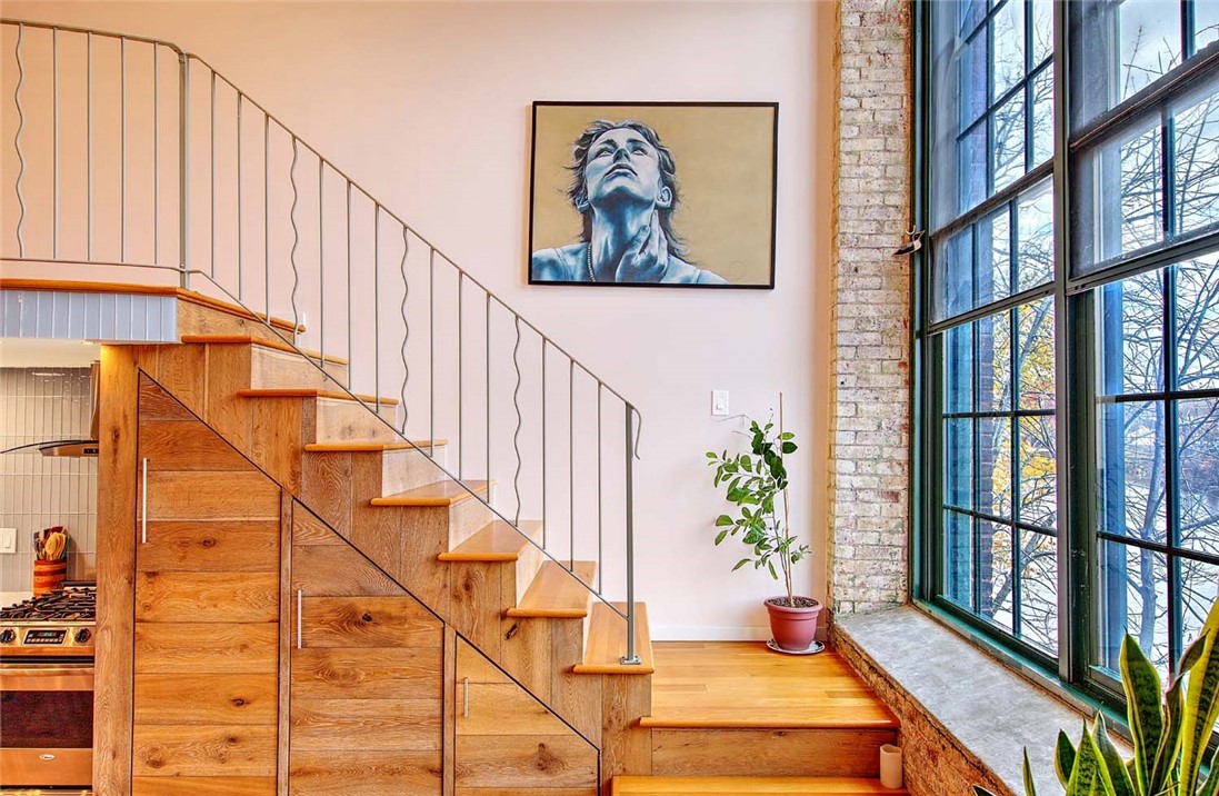 10 Exchange Court, Unit 203 Pawtucket, RI 02860 - Photo 26 of 49 Stairs to Loft