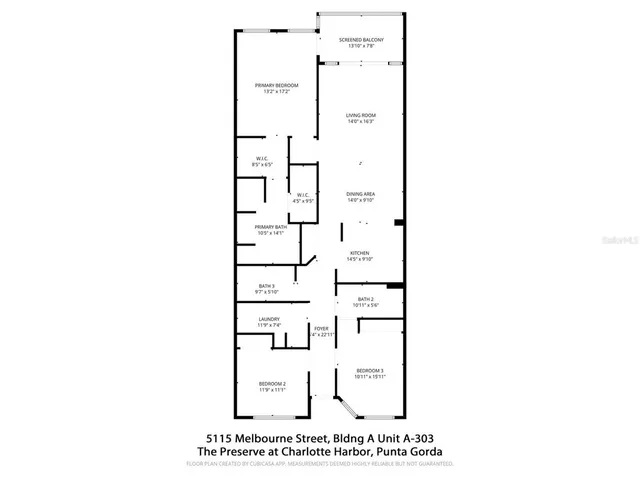 $189,900 | 5115 Melbourne Street, Unit A303, Punta Gorda, FL 33980