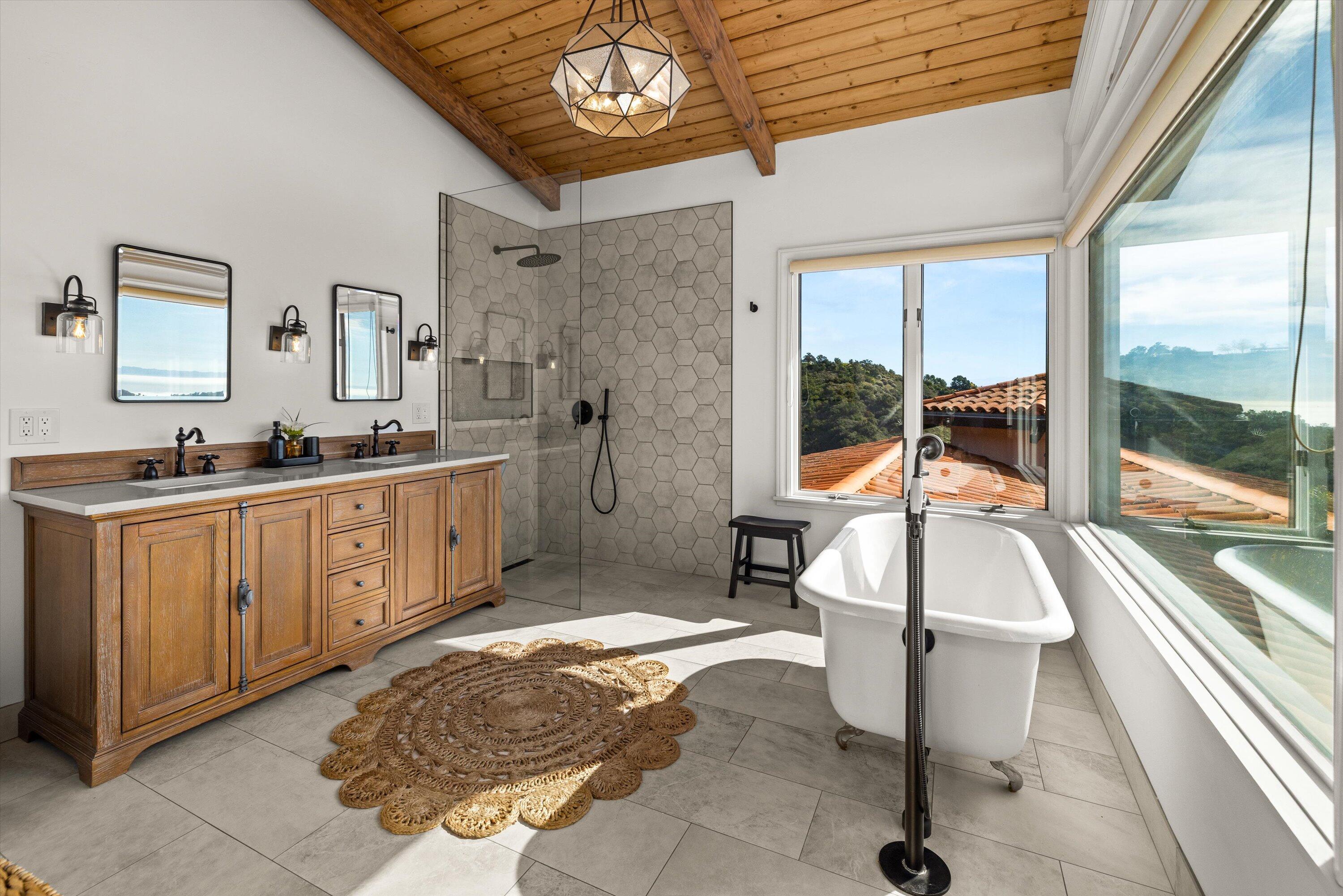 1260 Northridge Road Santa Barbara, CA 93105 - Photo 17 of 46 Primary Bath1_1260 Northridge