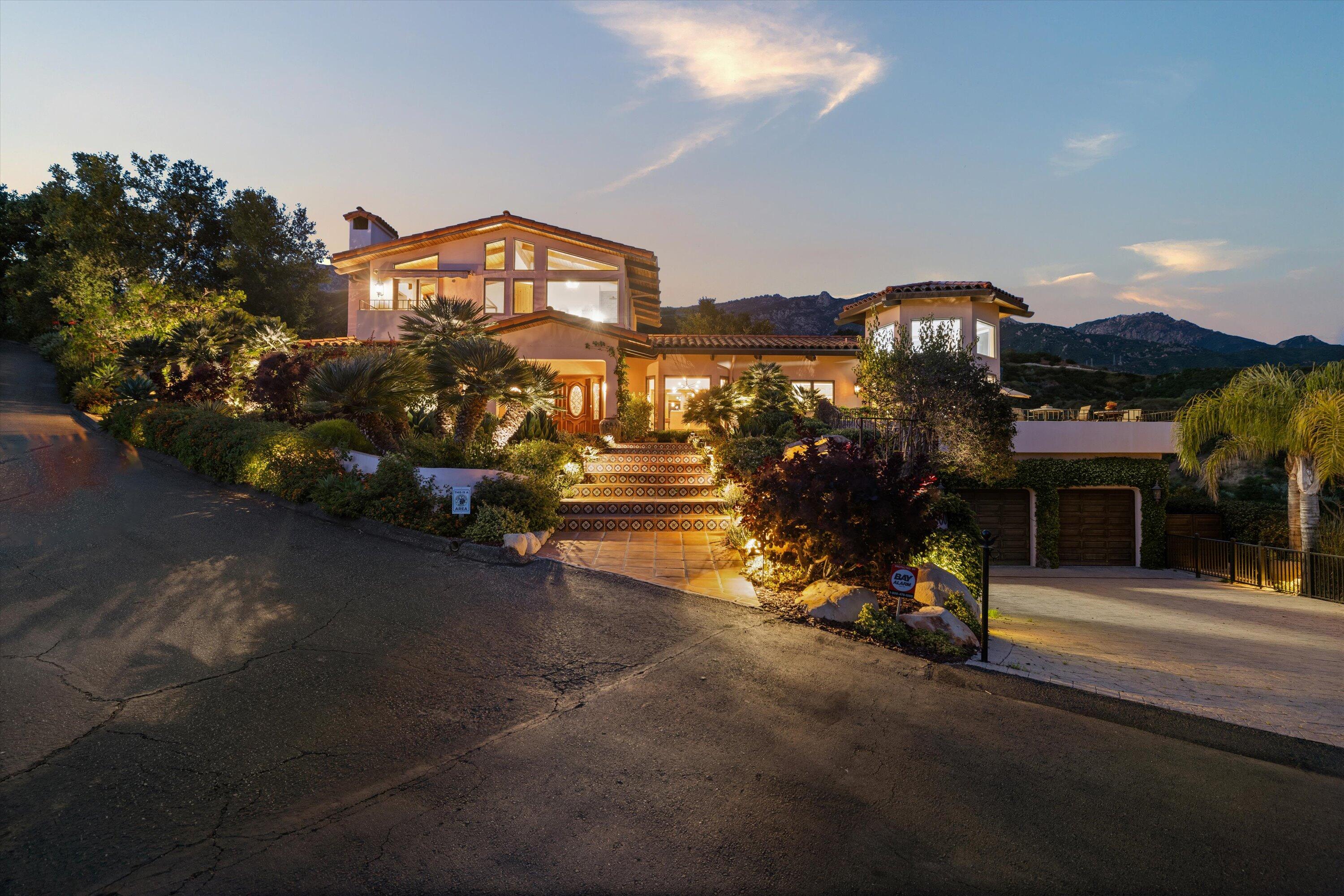 1260 Northridge Road Santa Barbara, CA 93105 - Photo 39 of 46 Front_Twilight2_1260 Northridge