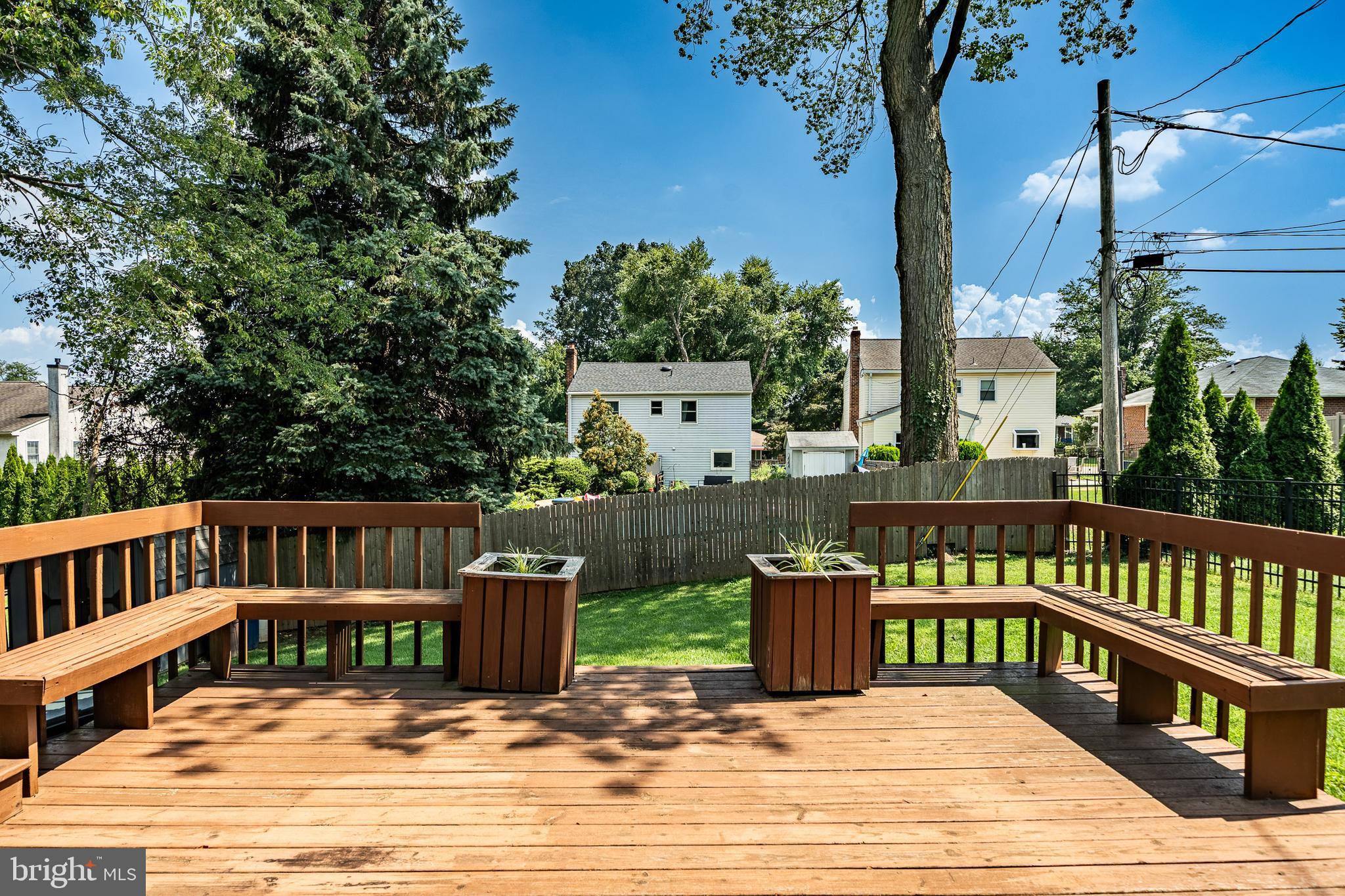 421 East Eagle Road Havertown, PA 19083 - Photo 42 of 49 a view of a house with wooden deck
