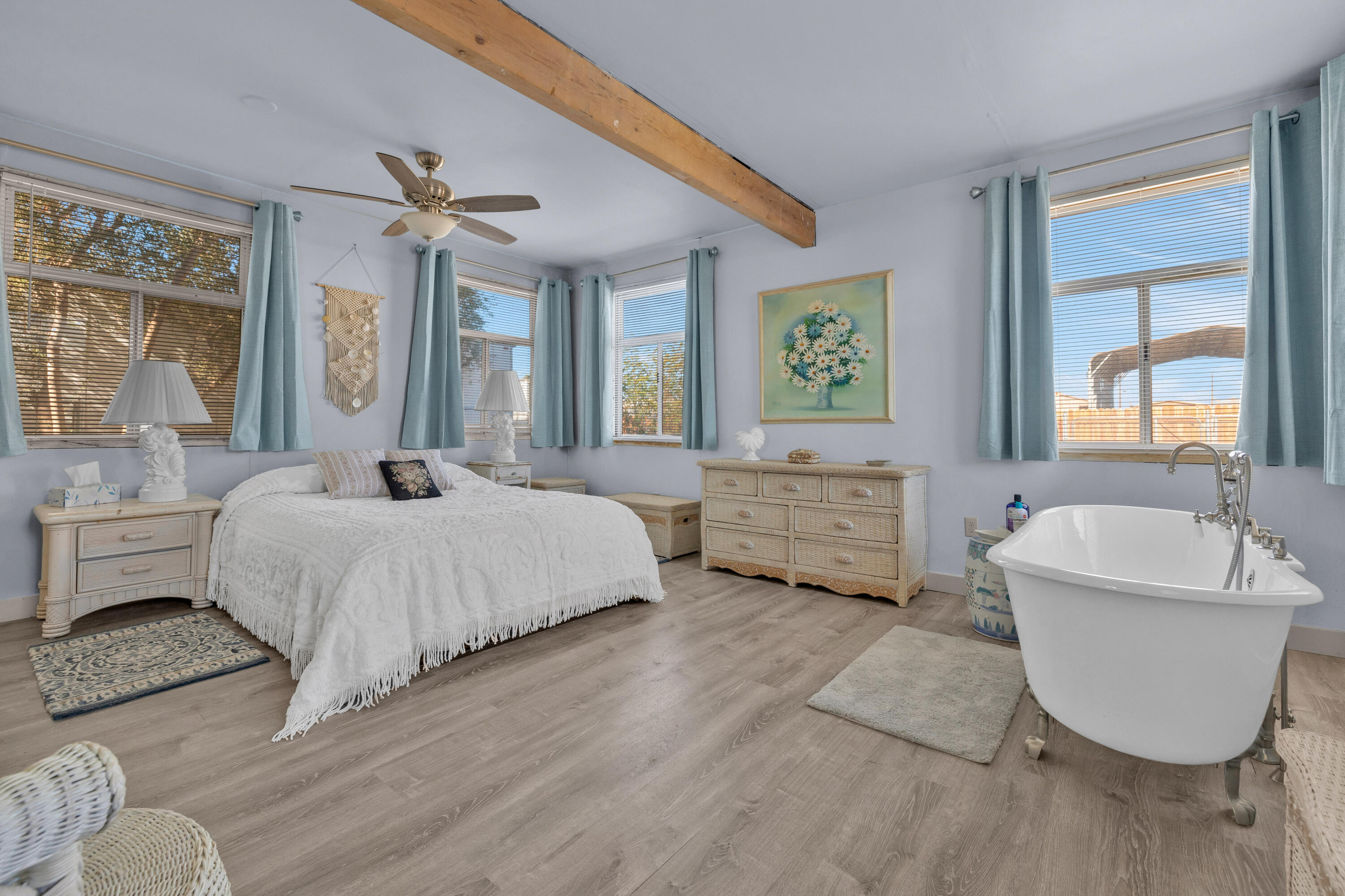 2180 3rd Street Bombay Beach, CA 92257 - Photo 4 of 4 a bedroom with a bed and a large window