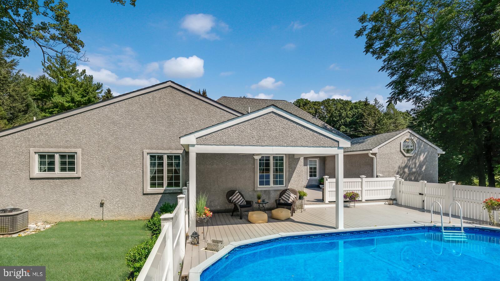 246 South Pennell Road Media, PA 19063 - Photo 73 of 75 Exterior Back/Pool