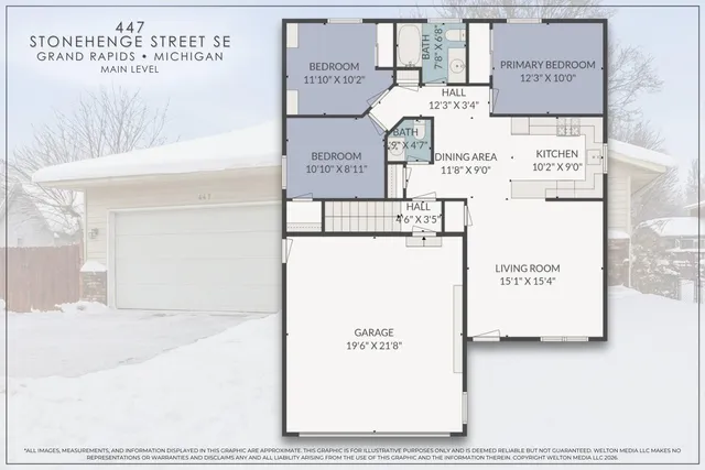 $339,000 | 447 Stonehenge Street Southeast, Grand Rapids, MI 49548