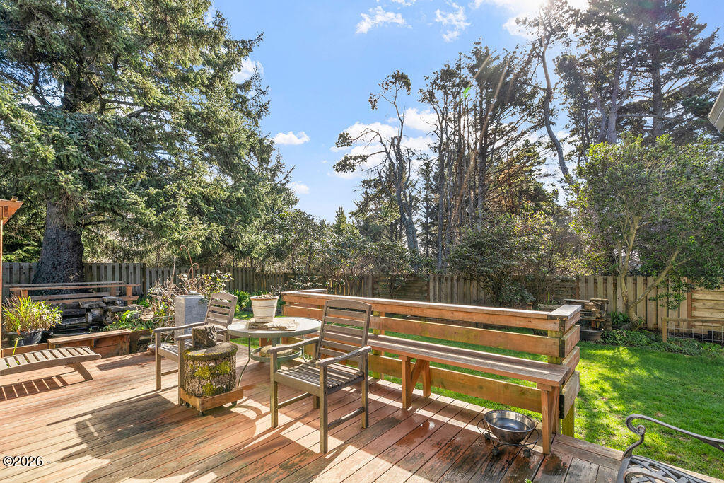 5273 Northeast Logan Road Lincoln City, OR 97367 - Photo 37 of 44 Backyard Deck 1