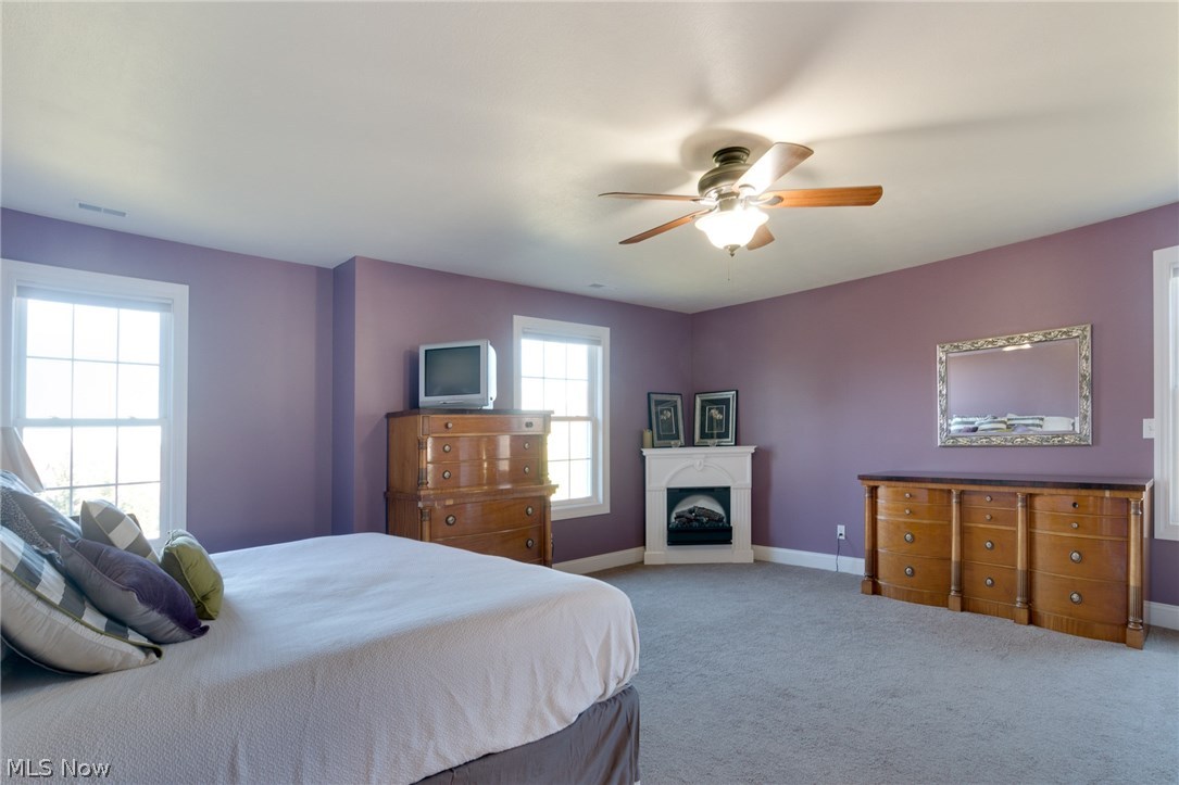 11516 Girdled Road Painesville, OH 44077 - Photo 13 of 24 This generous size master suite offers a siting area in front of the fireplace and features a large walk-in closet. You'll also sleep comfortably with the second air conditioning unit that cools the upstairs.